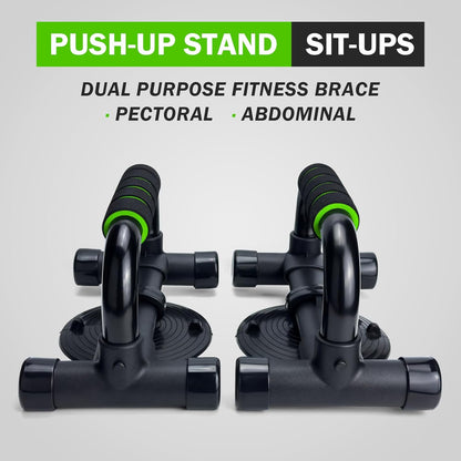 Push-Up Bar, Anti Slip Push Up Stand, Metal Push-Up Handles, Sponge Material Handle Cover, Cushioned Foam Grips, Family exercise