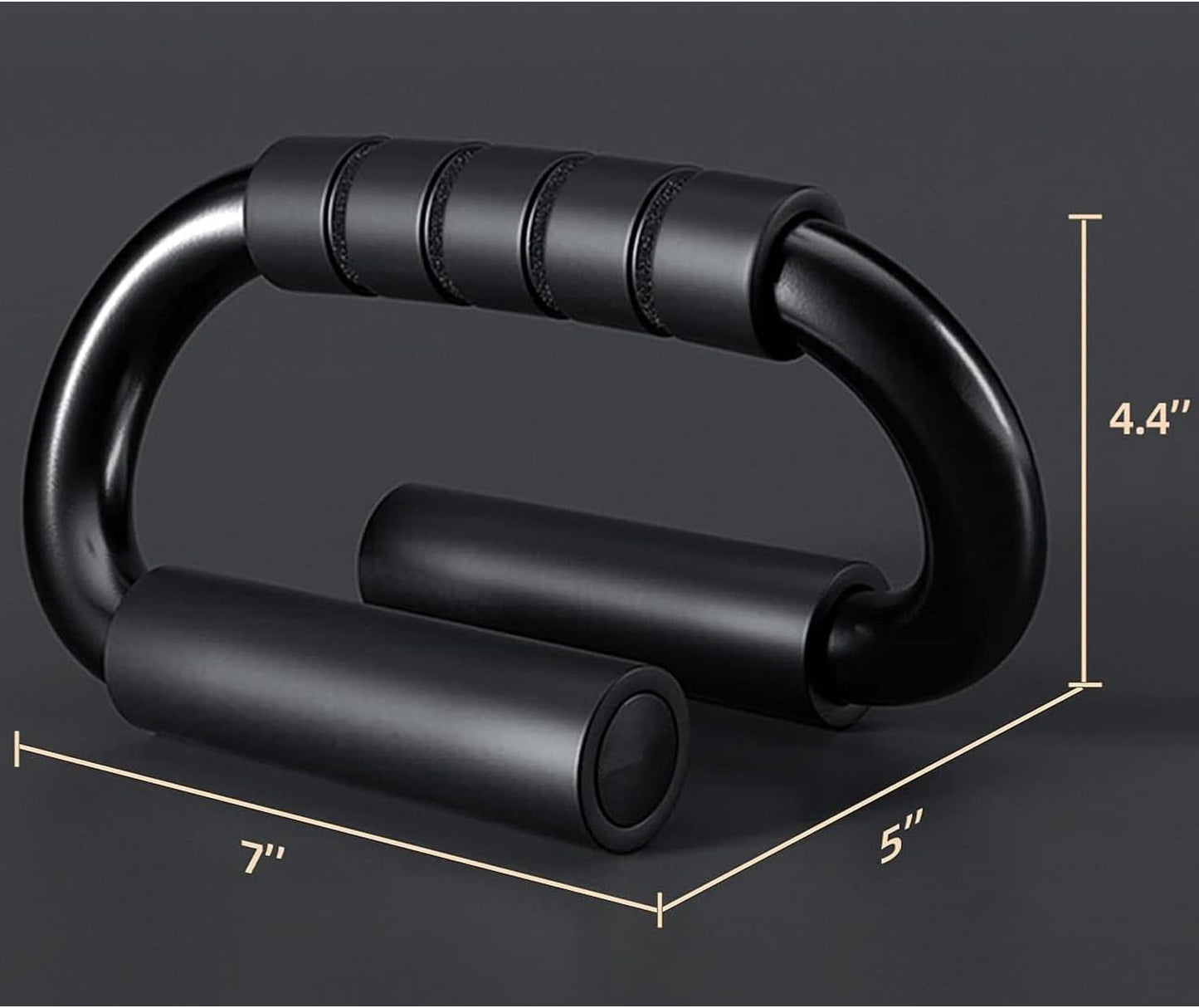 Push Up Bars, Push-up Handles, Set Of 2 Extra Thick Non Slip Foam Grip, Unique Sturdy Structure Push Up Stands, Perfect Strength Training Home Gym Push Up Handles For Floor