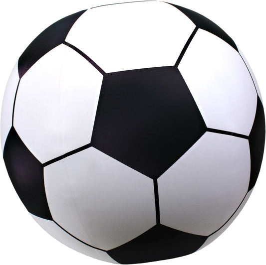 Giant Inflatable Soccer Ball - Made from Premium Raft Grade Vinyl, Black & White 2.5 ft